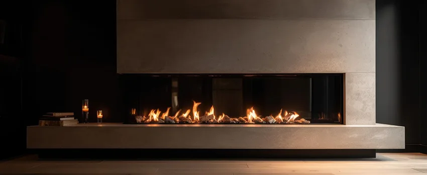 Gas Fireplace Ember Bed Design Services in Oceanside, New York