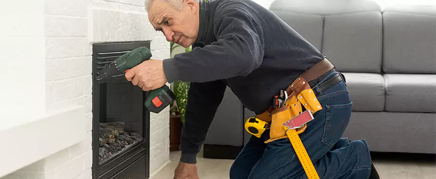 New Indoor Fireplace Installation in Oceanside, New York