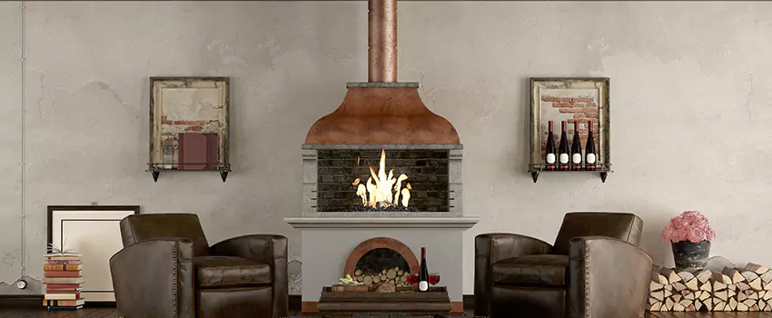 Thelin Hearth Products Providence Pellet Insert Fireplace Installation in Oceanside, NY