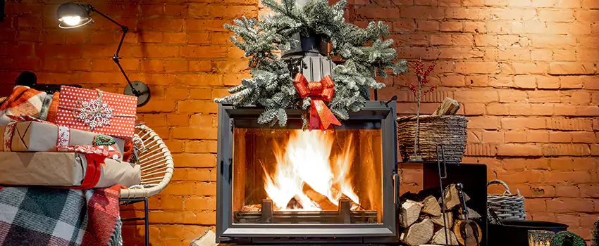 Travis Industries Linear Gas Fireplace Installation in Oceanside, New York
