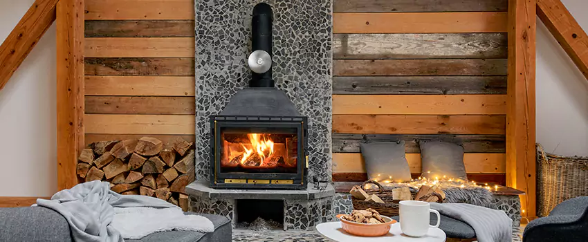 Thelin Hearth Products Direct Vent Gas Stove Fireplace Inspection in Oceanside, New York